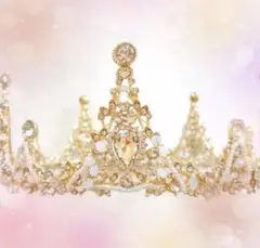 ヘッドドレス 結婚式 前撮 ティアラ クラウン クリスタル ウェディング アクセ