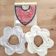 ミキハウス mikiHOUSE ホットビスケッツ ベビザらス スタイ 3点