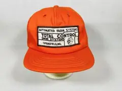 ビンテージ 農業パッチ SNAPBACK オレンジ キャップ