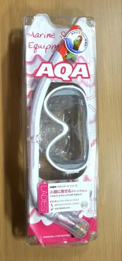 AQA レディース ダイビングマスク クリアホワイト