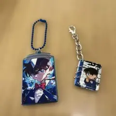 ハンドメイド　コナン アクリルキーホルダー ２点セット