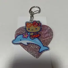 サンリオ　トレーディング　グリッターキーホルダー　アクリルキーホルダー　キティ