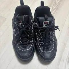 FILA ブラック スニーカー　23センチ