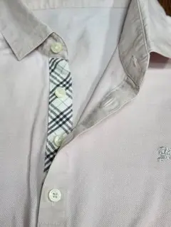 BURBERRY BLACK LABEL ライトピンク ポロシャツ サイズ1