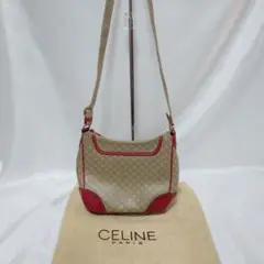 CELINE マカダム柄 ショルダーバッグ