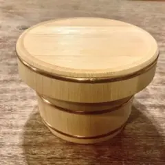 美品 木屋 小さな お櫃 おひつ 蓋直径 20cm 全体高さ 14cm