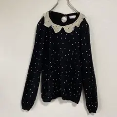 美品 RED VALENTINO ドット柄 ニット トップス シルク