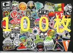 全100枚 スケボー ストリートアート グラフィティ ファッション ステッカー