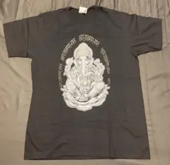 ガネーシャ Tシャツ Mサイズ　黒　メンズ
