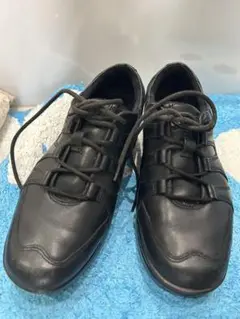 (格安)MBT ブラック　皮　スニーカー