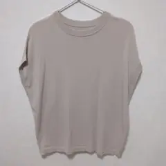 PLST プラステ ベージュ 半袖ニット M