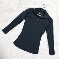 UNDER ARMOUR ✨美品　ハーフジップ　シャツ　ゴールドギア　ブラック