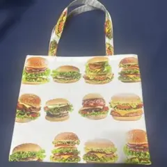 ハンバーガー柄サイドバッグ