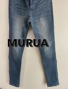 【美品】MURUA ムルーア ストレッチ スキニーデニム 1(S)