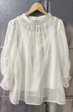ミッシュマッシュ　シアーブラウス