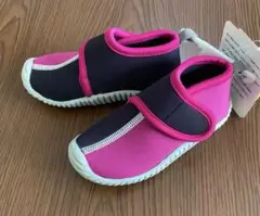 【新品未使用】Pink &Black 子ども用マリンシューズ 16サイズ