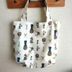 トートバック ハンドメイド　クマ柄