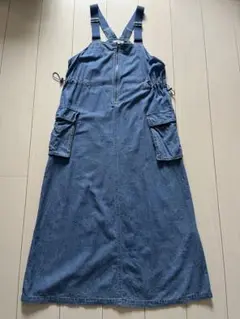 ニコアンド ドロストZIPジャンパースカート