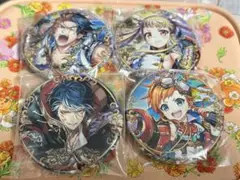 魔法使いと黒猫のウィズ　缶バッジ　黒ウィズ　4点セット