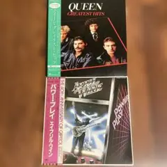 ライナー歌詞カードなし LP2枚セット　クイーン　エイプリル・ワイン