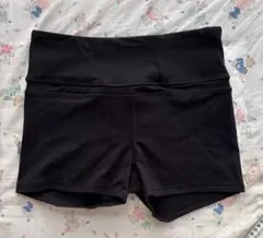 黒いハイウエストヨガパンツ、バレエスパッツ　サイズM