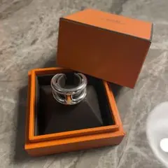 値下げ！！【希少】HERMES OSMOSE（オスモズ）GM56号 超希少HERMES Osmose GMリング オスモズ 56 16号 エルメス