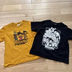 GU 130cm ドラゴンボールTシャツ ２枚セット