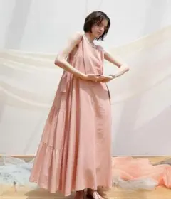 カトリントーキョー　Katrin TOKYO バックティアードワンピース