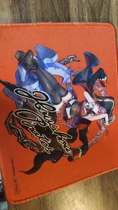 キャラクターイラスト入りオレンジマウスパッド