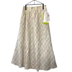 新品　hareiro ベージュ フレアスカートM