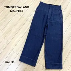 マカフィートゥモローランド 【38】デニムパンツ　濃紺 オールシーズン 人気