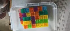 プラスチックブロック 多色 2cm角