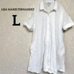 一点物✨LISA MARIE FERNANDEZ【L】 半袖ひざ丈ワンピース