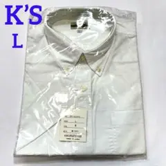 新品未使用　KIKUMATSUYA K’S 半袖シャツ　オフホワイト L