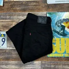 Levis 502 33×30 ブラック　カラーパンツ　L相当