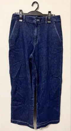 ユニクロ　デニムワイドパンツ