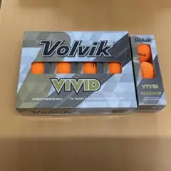 Volvik VIVID オレンジゴルフボール 15個