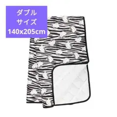 アベイル キティ 敷パッド ダブル 140×205 ゼブラ柄
