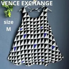 VENCE EXCHANGE 【M】幾何学模様　タンクトップ フレア