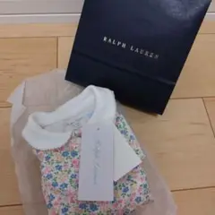 【新品未使用】RALPH LAUREN ラルフローレン　　70　ロンパース　恵愛