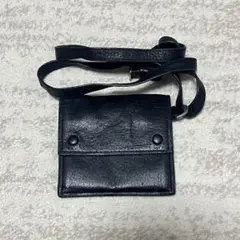 MAISON SPECIAL 黒 レザー サコッシュ