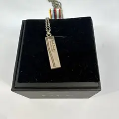 Paul Smith ポールスミス プレート　ネックレス　箱付き　ロゴ メンズ