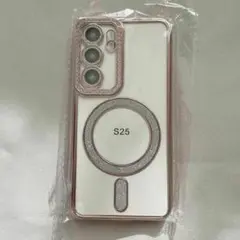 【新品未使用】GalaxyS25用☆ソフトケース ピンク