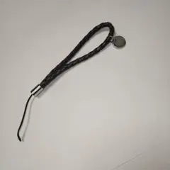 茶の編み込みレザー ストラップ