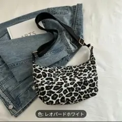 新品未使用　ヒョウ柄　ショルダーバック