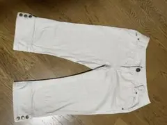 anySiS ホワイト クロップドパンツ