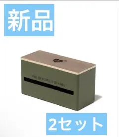 human made STEEL TISSUE CASE 新品未使用　2セット