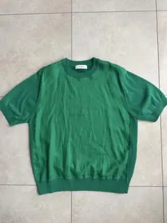 AOURE（アウール） サマーニットコンビTシャツ XL