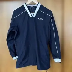 S S Kロゴ ネイビー Vネック練習着.応援着