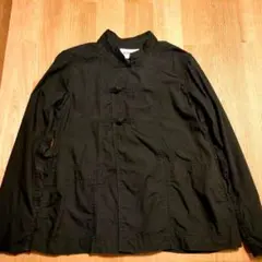 BEAMS BOY ビームスボーイ シャツ ジャケット ブラック スタンドカラー